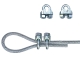Cable Clamps, Saddle - 1 Pair